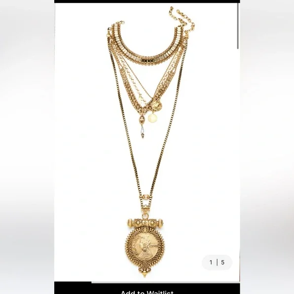 Elegant Dylan Lex GILDED LOLA Necklace - Picture 2 of 10